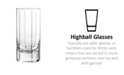 Qualia Glass Trend Highball Glasses, Set Of 4